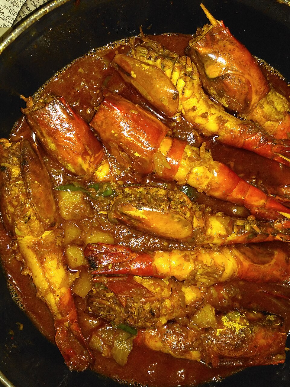 Point Pedro Riesencrevetten-Curry (Iraal Kulambu)